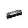 Embase encastrée 24B, Aluminium moulé sous pression, acier inoxydable, IP68/IP69K, Sortie basse